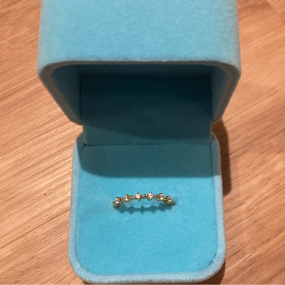 Gold plated ring size 6